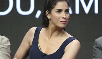 Star/executive producer Sarah Silverman participates in the &amp;quot;I Love You, America&amp;quot; panel during the Hulu Television Critics Association Summer Press Tour at the Beverly Hilton on Thursday, July 27, 2017, in Beverly Hills, Calif. (Photo by Willy Sanjuan/Invision/AP)