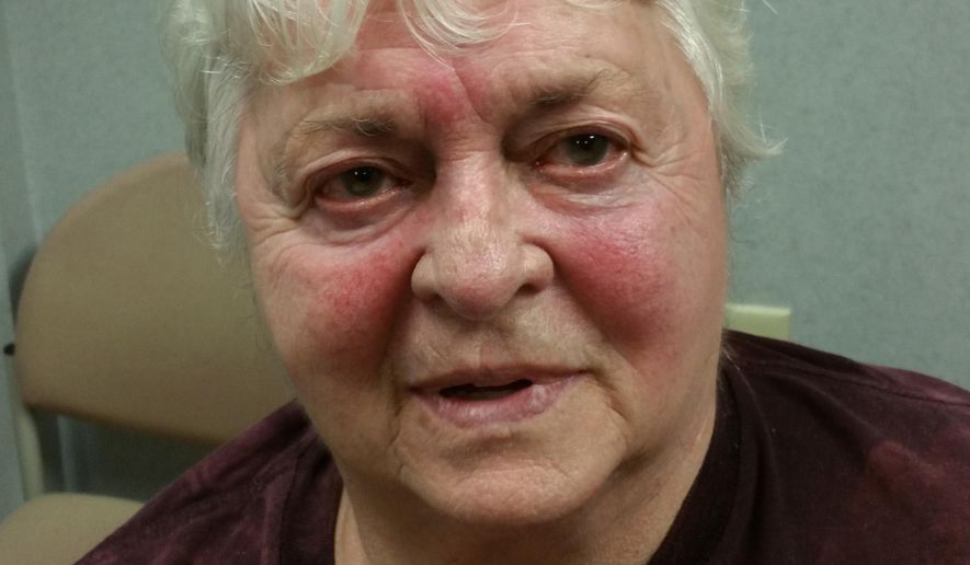 This Thursday, July, 27, 2017 provided by Plainfield Police Department shows Pauline Chase, 83, of Plainfield, N.H. Chase and her son, Maurice Temple were arrested as police say were involved in a murder-for-hire plot. State police say they have been charged with conspiracy to commit murder, solicitation to commit murder and attempt to commit murder. The two are scheduled for court appearances Friday, July 28. (Plainfield Police Department via AP)