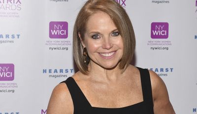 In this April 24, 2017 file photo, Katie Couric attends the Matrix Awards, hosted by New York Women in Communications, at the Sheraton Times Square in New York. (Photo by Charles Sykes/Invision/AP, File)