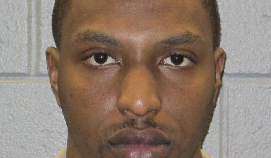 This Feb 5, 2015 photo released by the South Carolina Department of Corrections shows Wallace Priester, who is serving two life without parole prison sentences for shooting two teens to death when he himself was 15. Now 31, he is one of more than three dozen state inmates eligible for new sentences and a possible shot at release in the wake of Supreme Court decisions banning mandatory life without parole for juveniles. (South Carolina Department of Corrections via AP)