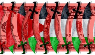 Foreign Aid Funding Terror Illustration by Greg Groesch/The Washington Times