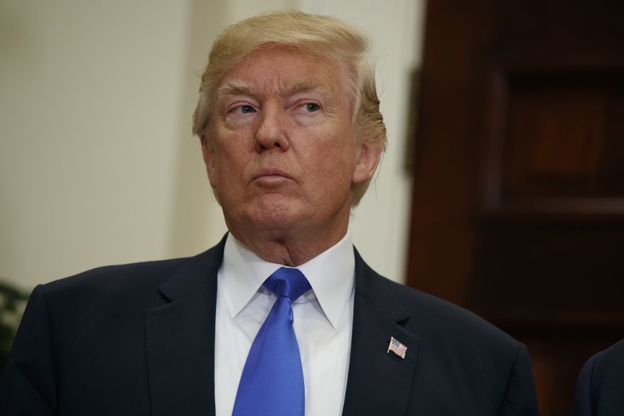 &quot;This legislation demonstrates our compassion for struggling American families who deserve an immigration system that puts their needs first and that puts America first,&quot; President Trump said. (Associated Press/File)