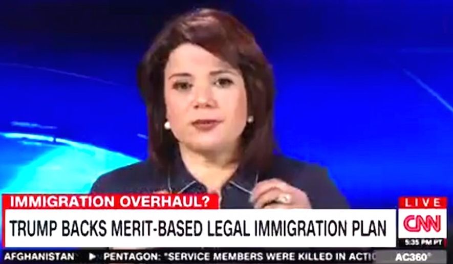 CNN&#x27;s Ana Navarro took part in a heated immigration debate on &quot;Anderson Cooper 360&quot; on Wednesday that prompted her to tell panelist Jeffrey Lord, &quot;It must be so nice to be a white male.&quot; (Image: CNN screenshot)