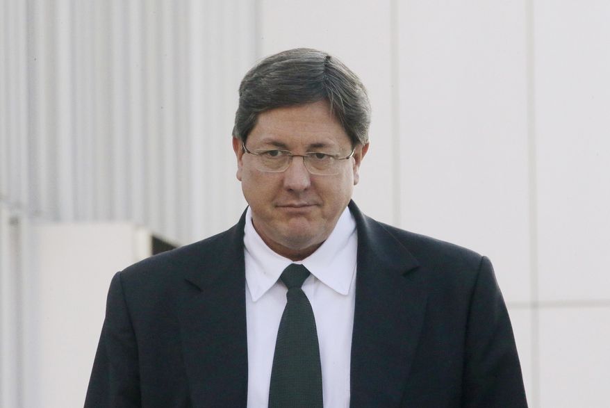 FILE - This Jan. 21, 2015 file photo, Lyle Jeffs leaves the federal courthouse in Salt Lake City. Jeffs, the polygamous sect leader caught recently after he was on the run for a year, was in a pair of accidents in the late 1990s that must be investigated to determine whether the head injuries he suffered caused brain damage, his lawyer said Wednesday, August 2, 2017. (AP Photo/Rick Bowmer, File)
