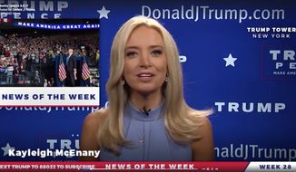 Kayleigh McEnany, the spokeswoman for the Trump reelection campaign, is shown in this 2017 file photo. (Facebook) ** FILE **