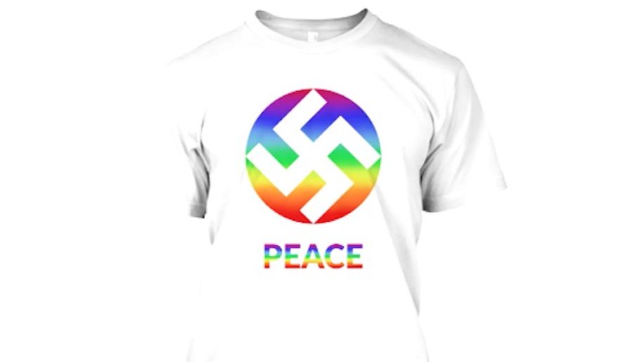 KA Design, a European clothing company, has sparked outrage after trying to reclaim the swastika as a symbol of peace and love. (KA Design)

