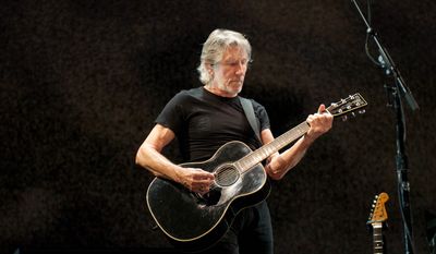 Roger Waters of Pink Floyd fame performs at the Verizon Center in Washington, D.C.  (Erica Bruce / Special to The Washington Times)