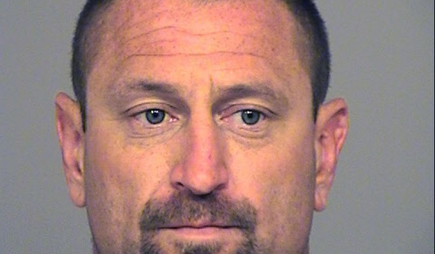 This undated booking photo provided by the Ventura County Sheriff shows Andrew David Jensen, 42, of Ventura, Calif., who was arrested on July 28, 2017. on suspicion of committing a burglary. California investigators say Jensen, a suspect who stopped for a mid-burglary bathroom break left DNA evidence in the toilet that led to his arrest. The Ventura County Sheriff's Office says the suspect neglected to flush during the home break-in last October in Thousand Oaks, Calif. (Ventura County Sheriff via AP)