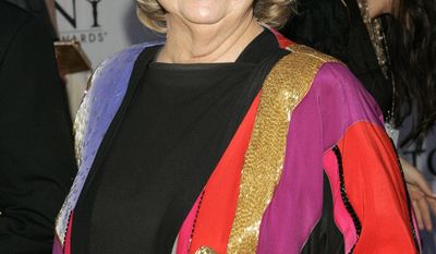 FILE - In this June 11, 2006 file photo, actress Barbara Cook arrives at the 60th annual Tony Awards in New York. Cook, whose shimmering soprano made her one of Broadway&#x27;s leading ingenues and later a major cabaret and concert interpreter of popular American song, has died. She was 89. (AP Photo/Seth Wenig, File)
