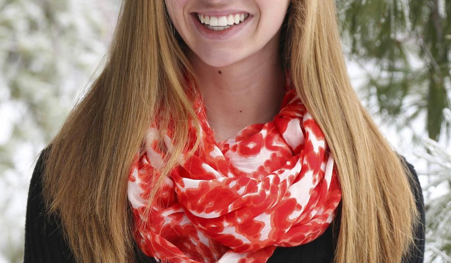 This December 2013 photo provided by Monica Charette shows her late daughter, Cassidy Charette, who was killed in an October 2014 hayride crash in Mechanic Falls, Maine. The family has settled a lawsuit against the farm owner who operated the Halloween attraction, the family lawyer said Wednesday, Aug. 9, 2017. (Monica Charette via AP)