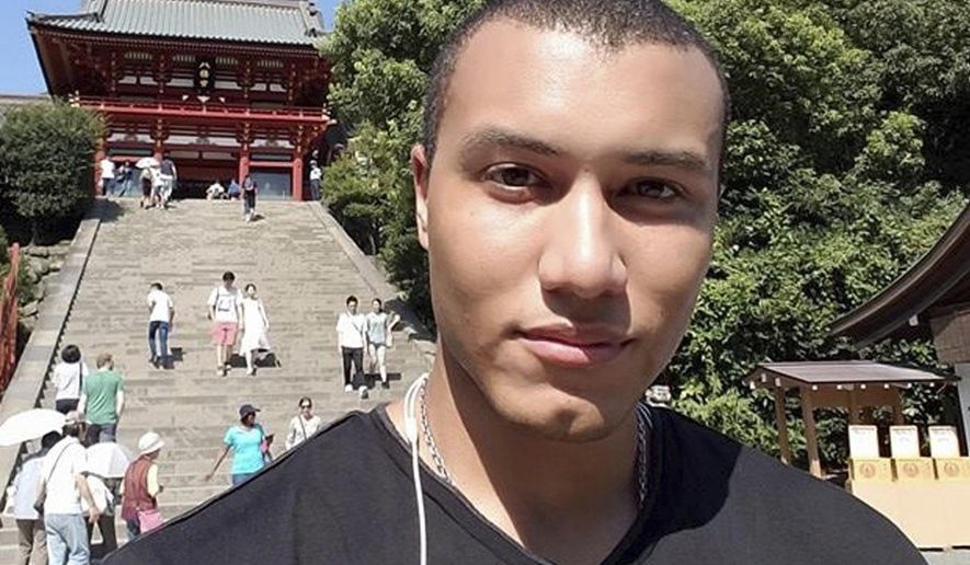 FILE -This undated photo released by the U.S. Navy on June 19, 2017, shows Personnel Specialist 1st Class Xavier Alec Martin, 24, from Halethorpe, Md. Flags will be flown at half-staff on Wednesday, Aug. 9 from sunrise to sunset in memory of Martin, who was one of seven soldiers killed when the ship he was on, the USS Fitzgerald, collided with a container ship off the Japanese coast in June. The 24-year-old sailor and his remains are scheduled to be interred at Arlington National Cemetery in Virginia in Wednesday. (U.S. Navy via AP)