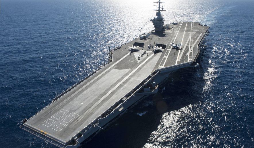 The USS Gerald Ford         U.S. Navy