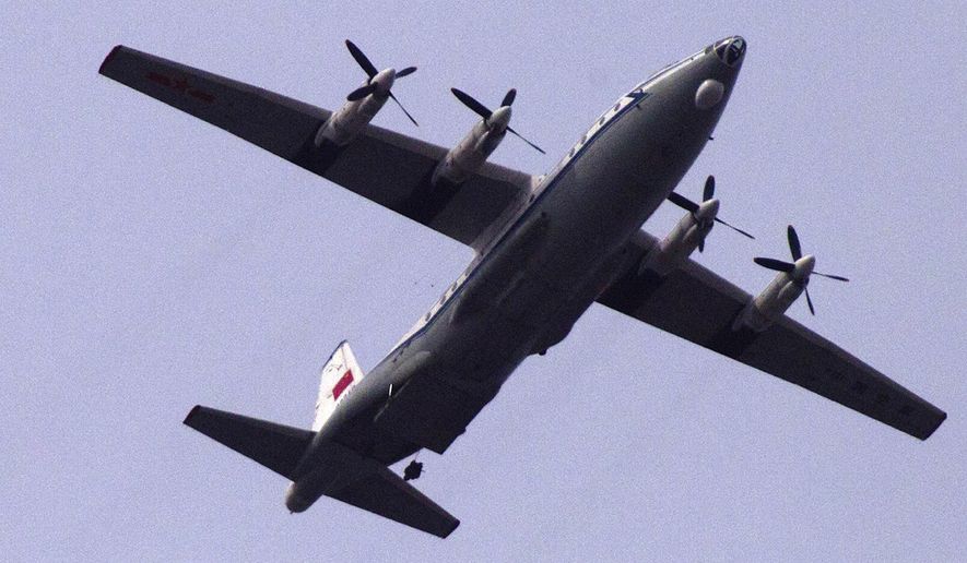 Chinese planes will be flying from a facility at Jiwani, Pakistan — a port close to the Iranian border on the Gulf of Oman — as part of a push for greater power projection capabilities along strategic sea routes. (Associated Press/File)