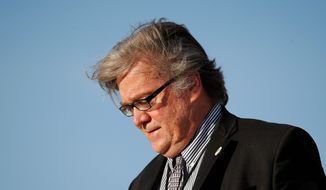 President Trump&#39;s former chief strategist Steve Bannon gives a major interview on CBS &quot;60 minutes&quot;. (Associated Press)