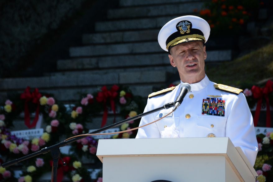 The Navy will relieve Vice Adm. Joseph Aucoin of his command of the Pacific-based fleet over its fourth major mishap this year.(U.S. Navy photo by Daniel A. Taylor/Released)