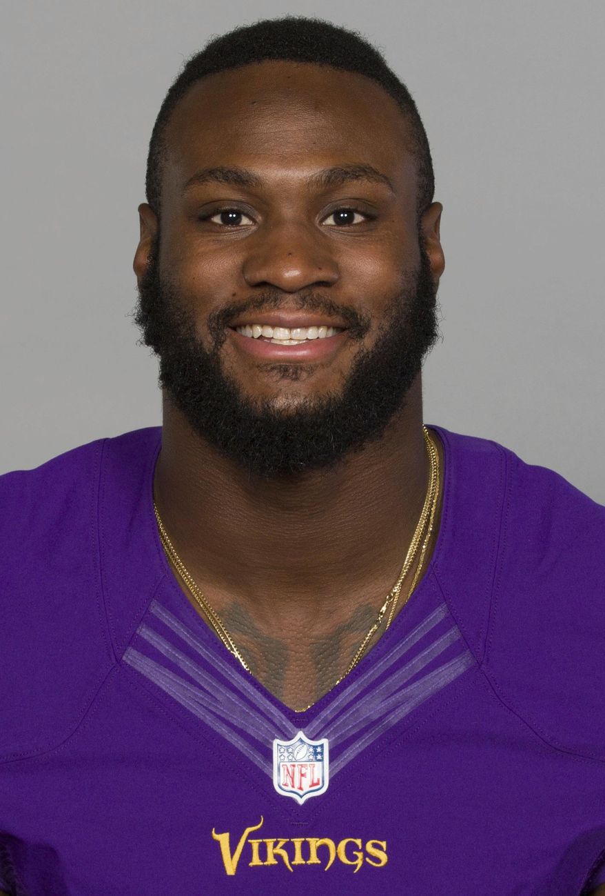 This is a 2017 photo of Latavius Murray of the Minnesota Vikings NFL football team. Murray is finally on the verge of playing in a game for the Minnesota Vikings, five months removed from ankle surgery. (AP Photo)