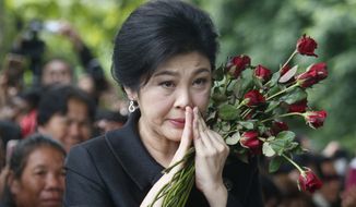 Facing a possible 10-year prison term, former Thai Prime Minister Yingluck Shinawatra fled the country ahead of a court verdict that her supporters said was politically motivated. (Associated Press/File)