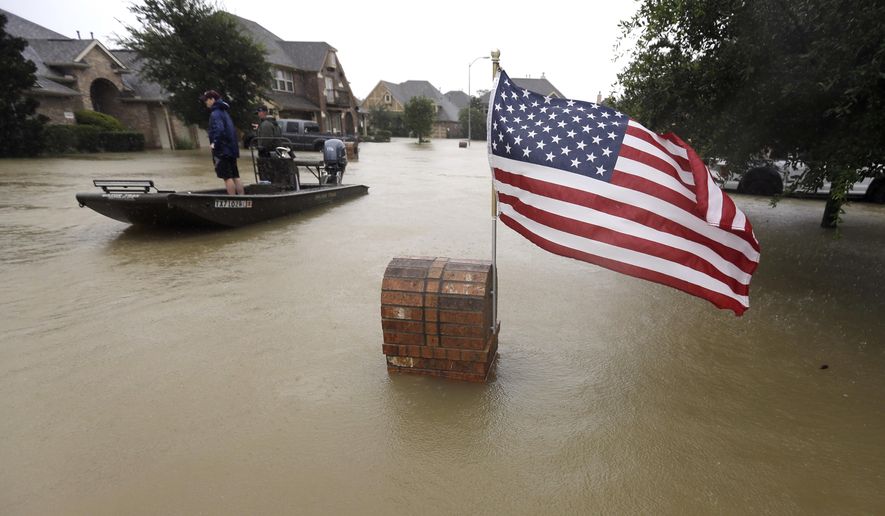 President Trump said the cleanup from Harvey will be expensive, but he expects no difficulties from Congress. Democrats and Republicans were eager to promise full cooperation on spending. (Associated Press)