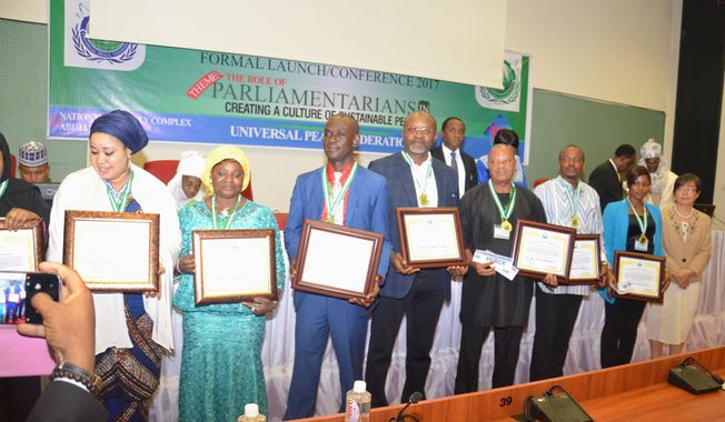 The International Association of Parliamentarians for Peace launched in Nigeria this summer with 227 participants. Photo courtesy of Universal Peace Federation International.