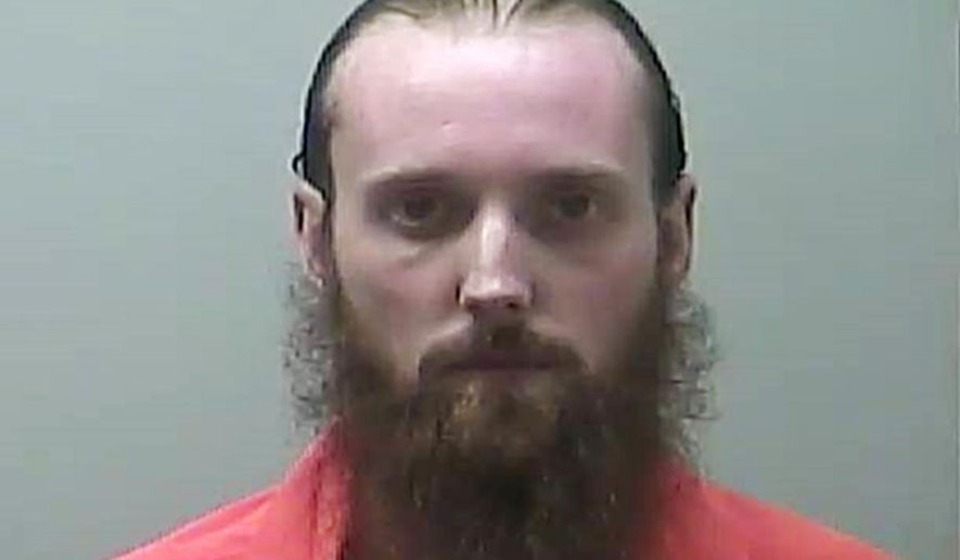 FILE - This undated file photo provided by the Midland County Sheriff's Office in Midland, Mich., shows Sebastian Gregerson, of Detroit. Gregerson accused of being a vigorous supporter of the Islamic State group has been sentenced to nearly four years in prison for a weapons crime. Prosecutors asked for a five-year sentence Wednesday, Aug. 30, 2017, repeatedly emphasizing his support for IS, a violent Islamic militant group, in writings and secretly recorded conversations. (Midland County Sheriff's Office via AP, File)