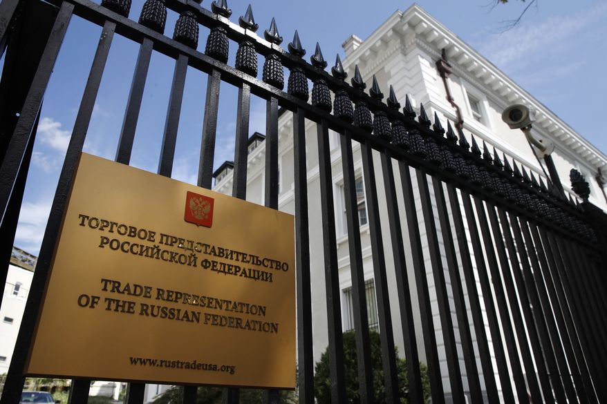 On Thursday, the State Department ordered the closure of the Russian Consulate in San Francisco and the reduction of services at other diplomatic sites in an escalating tit-for-tat between the two powers. (Associated Press/File)