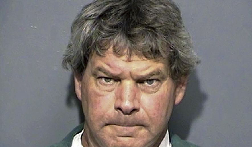 FILE - This undated file photo provided by the Erie County Department of Corrections in Erie, Pa., shows Christopher Leclair, who is due in court Thursday, Aug. 31, 2017, on charges he shot his wife and tossed her overboard into Lake Erie with an anchor tied to her after reporting she had accidentally fallen overboard while on his commercial fishing boat. (Erie County Department of Corrections via AP, File)