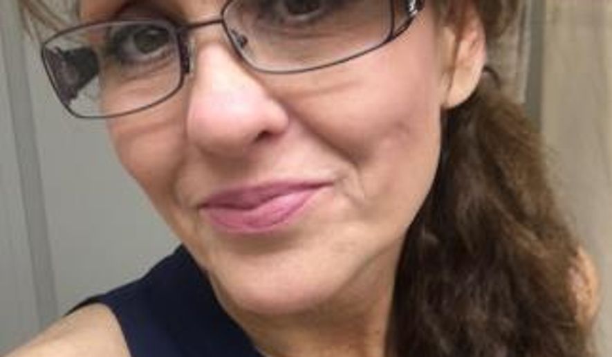 This undated photo provided by the Santa Barbara Sheriff's Office shows Virginia Paris. Law enforcement officials are searching for Joseph Hetzel, who they say kidnapped Paris, his former girlfriend, and has been holding her against her will for several days. The sheriff's office says Monday, Sept. 4, 2017, that 52-year-old Hetzel kidnapped his ex-girlfriend on Friday. (Santa Barbara Sheriff's Office via AP)