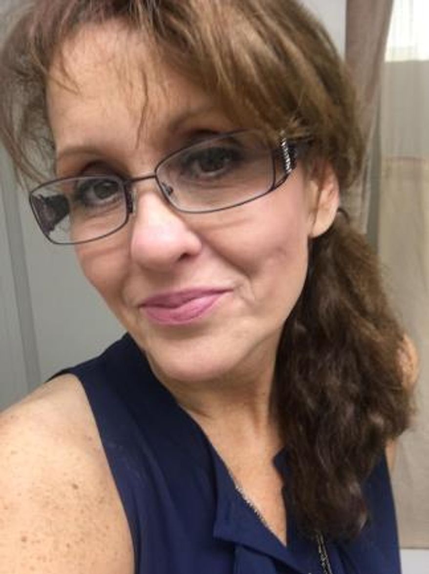 This undated photo provided by the Santa Barbara Sheriff's Office shows Virginia Paris. Law enforcement officials are searching for Joseph Hetzel, who they say kidnapped Paris, his former girlfriend, and has been holding her against her will for several days. The sheriff's office says Monday, Sept. 4, 2017, that 52-year-old Hetzel kidnapped his ex-girlfriend on Friday. (Santa Barbara Sheriff's Office via AP)