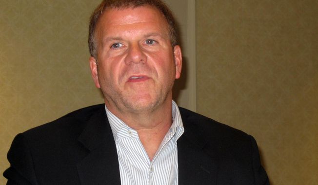 FILE - In this Aug. 31, 2012, file photo, Golden Nugget casino owner Tilman Fertitta speaks at a meeting in Atlantic City, N.J. Fertitta has agreed to buy the Houston Rockets from Leslie Alexander. Terms were not released and must be approved by the NBA Board of Governors. The deal includes Clutch City Sports and Entertainment, which puts on shows and concerts at the Toyota Center. Fertitta will be the team&#x27;s sole owner, calling this a &amp;quot;lifelong dream come true.&amp;quot; (AP Photo/Wayne Parry, File)