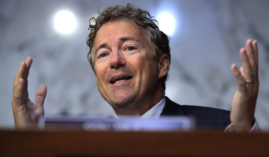 Sen. Rand Paul, Kentucky Republican, said he is pro-life but didn&#x27;t promise voters to keep 90 percent of Obamacare&#x27;s taxes and regulations in place to reshuffle dollars among the states. (Associated Press/File)