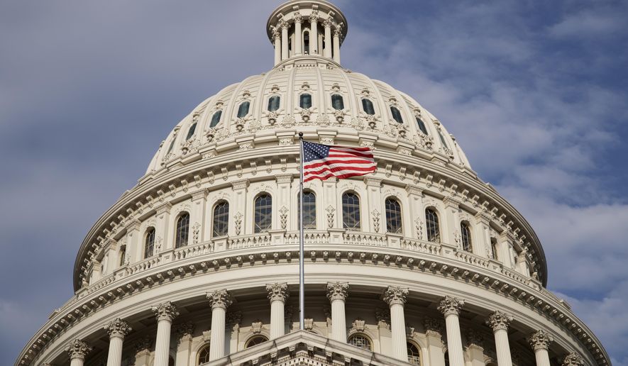 The U.S. Capitol is seen in Washington, Tuesday, Sept. 5, 2017. (AP Photo/J. Scott Applewhite) ** FILE **