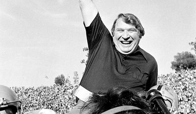 11. John Madden (1969-1978) has the highest regular-season winning percentage (.759) of any coach with 100-plus victories along with a championship ring from Super Bowl XI with the Raiders. After retiring from coaching became a well-known color commentator for NFL telecasts. In 2006, he was inducted into the Pro Football Hall of Fame in recognition of his coaching career. He is also widely known for the long-running Madden NFL video game series he has endorsed and fronted since 1988. Madden worked as a color analyst for all four major networks: CBS (1979–1993), Fox (1994–2001), ABC (2002–2005), and NBC (2006–2009)