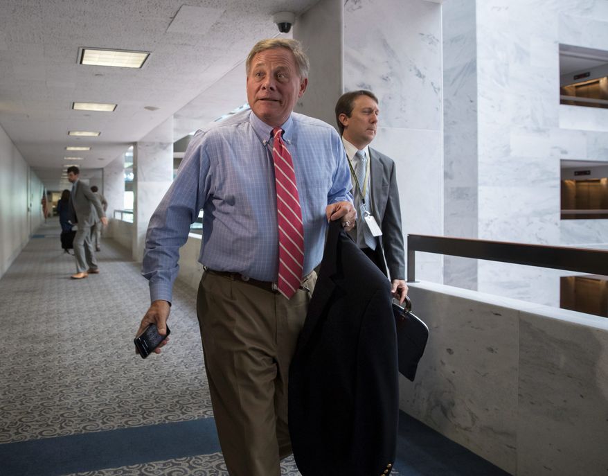 "The question is, is there a regulator of social media?" asked Senate Intelligence Committee Chairman Richard Burr. Currently, social media platforms are not subject to FEC regulations. (AP Photo/J. Scott Applewhite)