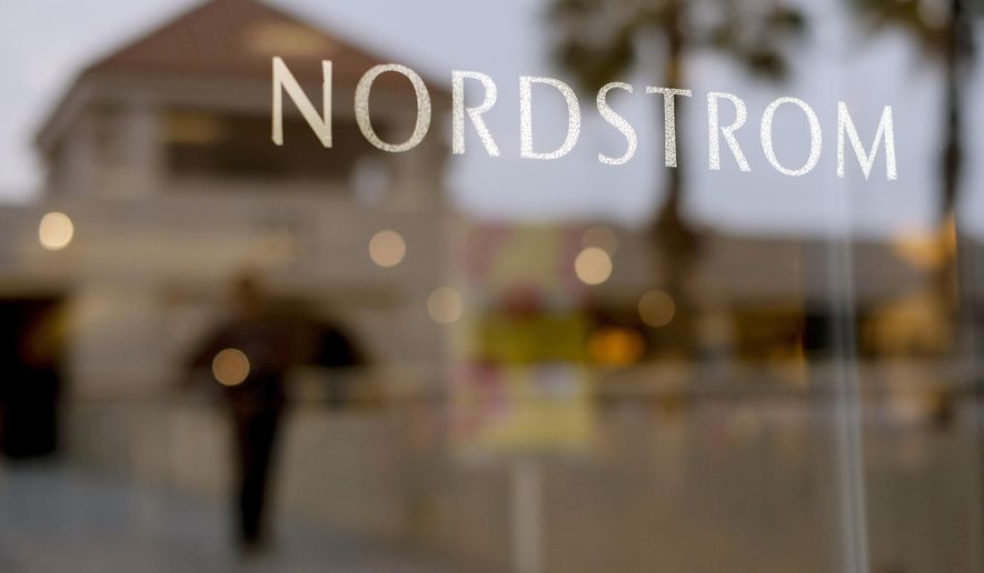 In this May 9, 2013, file photo a Nordstrom sign is seen at a shopping mall in Brea, Calif. Nordstrom announced Monday, Sept. 11, 2017, that it will open a concept store in Los Angeles next month that doesn't have any inventory on site. (AP Photo/Jae C. Hong, File)