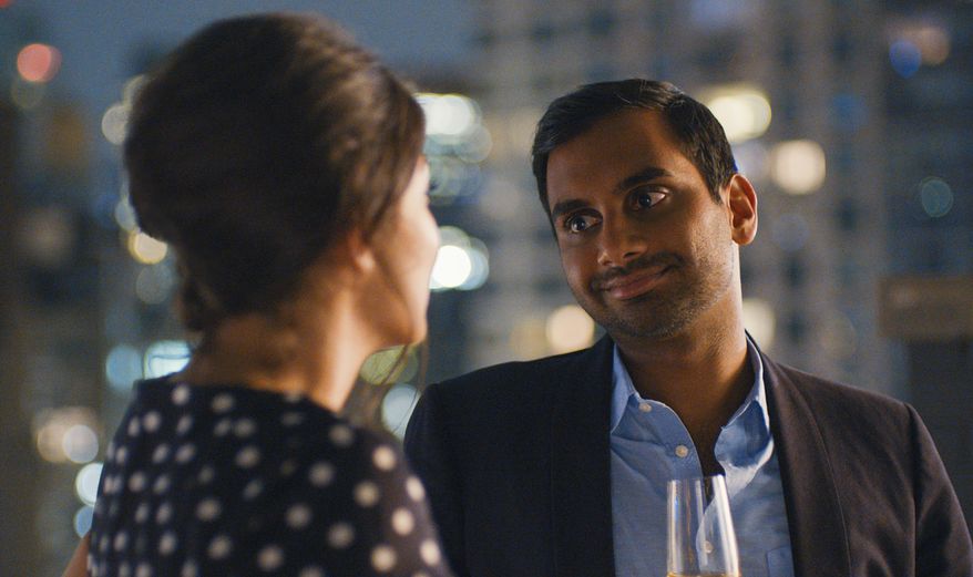 This image released by Netflix shows Aziz Ansari in a scene from, "Master of None." Ansari is nominated for an Emmy Award for outstanding lead actor in a comedy series, the sole Asian-American acting nominee. (Netflix via AP)