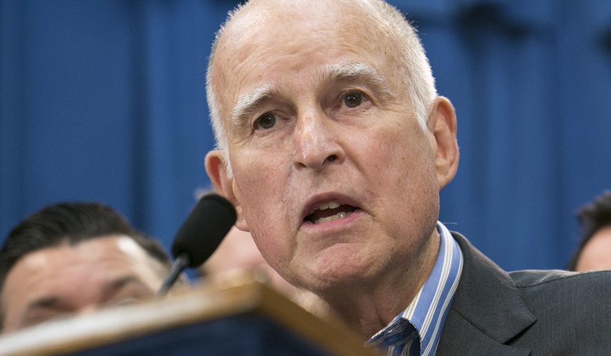 Gov. Jerry Brown is poised to sign The California Values Act, passed Saturday by state lawmakers. (AP file photo)
