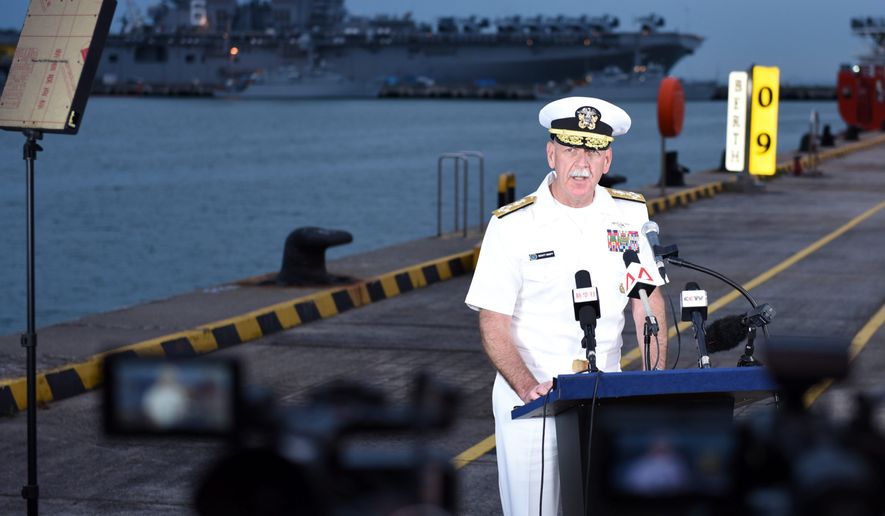 Adm. Scott Swift, commander of the Pacific Fleet, is being considering for the post of commander of the entire Hawaii-based Pacific Command. Adm Swift, a Navy pilot, would replace Adm. Harry Harris. (U.S. Navy)