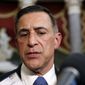 This May 17, 2017, file photo Rep. Darrell Issa, R-Calif., speaks with the media on Capitol Hill, in Washington. (AP Photo/Alex Brandon,File)