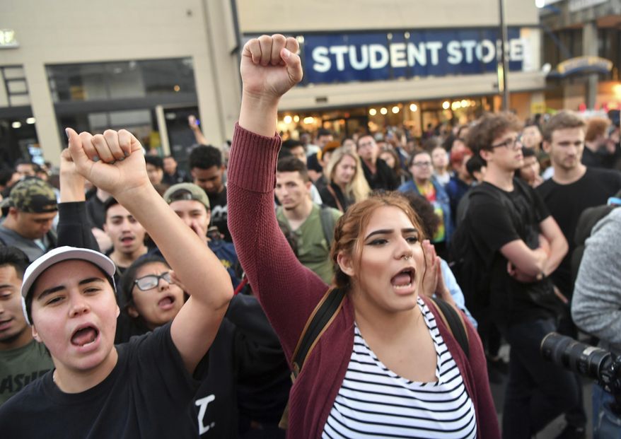 While covering First Amendment protests on.campuses, The College Fix and its staffers pursue a goal to strengthen and preserve a sense of balance and objectivity that once stood as a golden rule for journalism. (Associated Press/File)