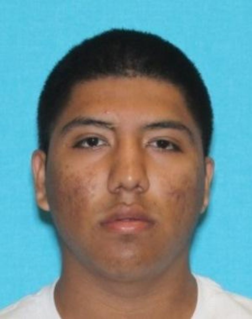This undated booking photo provided by the Texas Department of Public Safety shows Christopher Ricardo Gonzalez. The Texas Department of Public Safety's website said Tuesday, Sept. 19, 2017 that Gonzalez who was named one of Texas' 10 Most Wanted fugitives was arrested in Los Angeles. Authorities said he was among a group of suspects wanted for several home invasions in Dallas from October 2016 until February 2017. (Texas Department of Public Safety via AP)