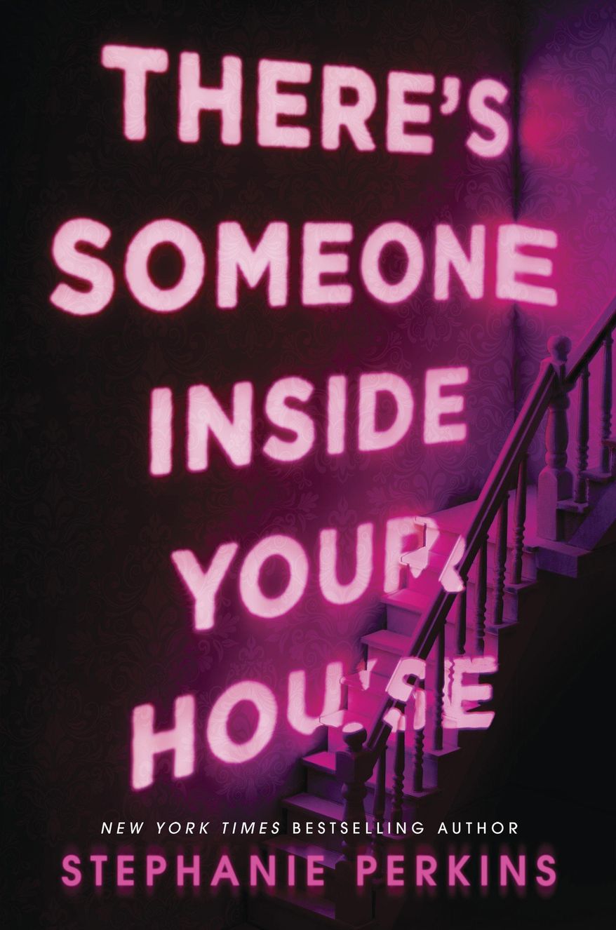 This cover image released by Dutton Children’s Books shows "There's Someone Inside Your House," by Stephanie Perkins. (Dutton Children’s Books via AP)