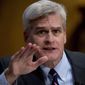 Sen. Bill Cassidy, R-La., speaks during a Senate Finance Committee hearing on Capitol Hill, Monday, Sept. 25, 2017, in Washington. (AP Photo/Andrew Harnik) ** FILE **