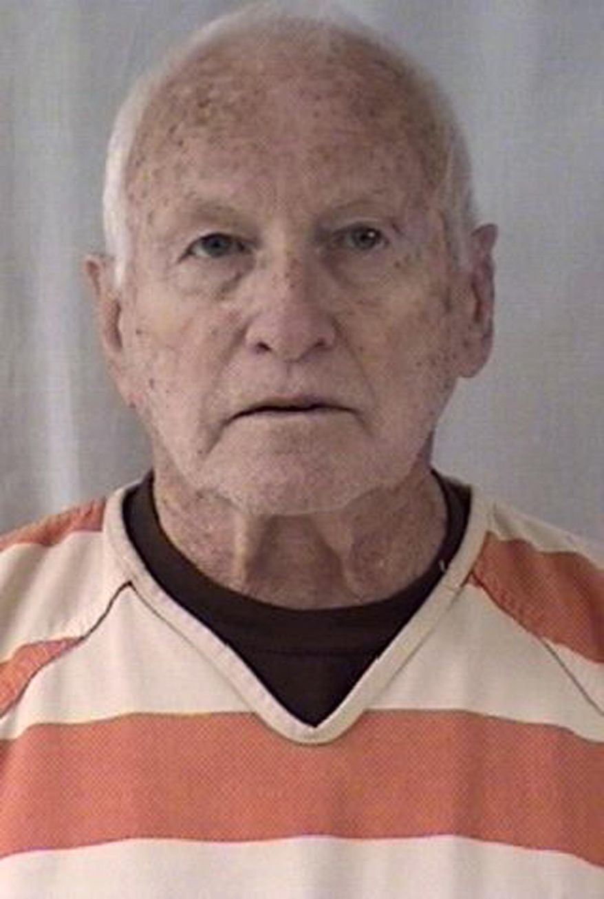 This undated photo provided by the Laramie County Sheriff's office shows Henry Sentner. Sentner, 81, who was convicted in the 1970s killing of a nephew of notorious mob boss Carlo Gambino, has been arrested in Wyoming on drug charges. (Laramie County Sheriff's Office via AP)