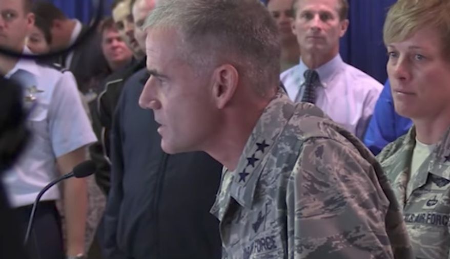 Lt. Gen. Jay Silveria, the superintendent of the United States Air Force Academy, gave a stern warning to cadets and cadet candidates on Thursday after racial slurs were discovered at the Preparatory School. (YouTube/@USAFAOfficial)