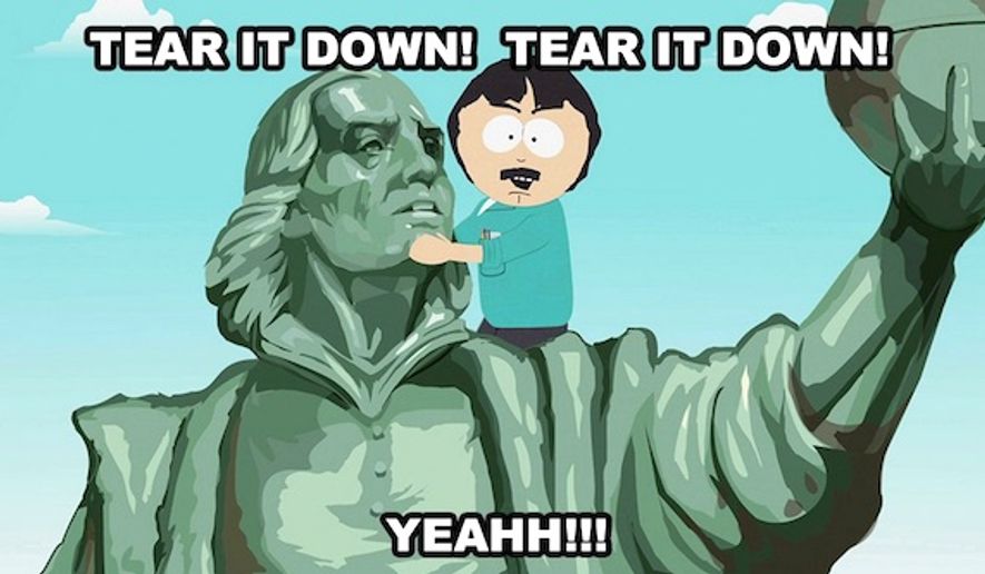 Image result for Christopher Columbus Statue CARTOON