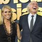 Cheryl Hines and Larry David attend the premiere of HBO&#39;s &amp;quot;Curb Your Enthusiasm&amp;quot; at the SVA Theatre on Wednesday, Sept. 27, 2017, in New York. (Photo by Charles Sykes/Invision/AP)