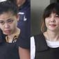 In this combination of photos, Indonesian Siti Aisyah, left, and Vietnamese Doan Thi Huong, right, are escorted by police as they leave their court hearing at Shah Alam court house in Shah Alam, outside Kuala Lumpur, Malaysia, Monday, Oct. 2, 2017. Aisyah and Huong, accused of fatally poisoning Kim Jong Nam, the estranged half brother of North Korea&#39;s ruler, pleaded not guilty as their trial began Monday in Malaysia&#39;s High Court, nearly eight months after the brazen airport assassination that sparked a diplomatic standoff. (AP Photos/Daniel Chan)
