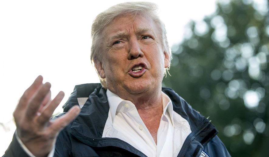 Asked by reporters if the mass shooting at an outdoor concert Sunday night would prompt him to consider gun control legislation, President Trump said, &quot;We have a tragedy. We&#39;ll be talking about gun laws as time goes by.&quot; (Associated Press)