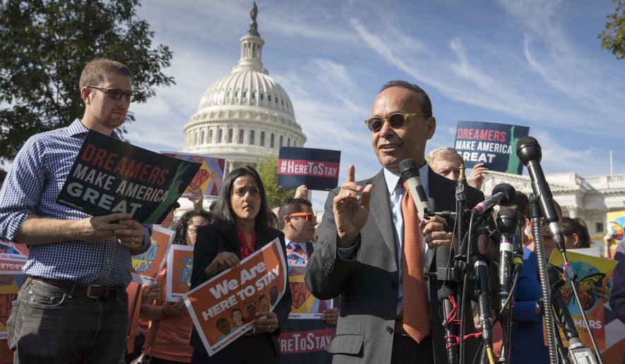 Congressional Democrats such as Rep. Luis V. Gutierrez of Illinois say they still see willing partners among some Republicans on immigration reform. (Associated Press/File)
