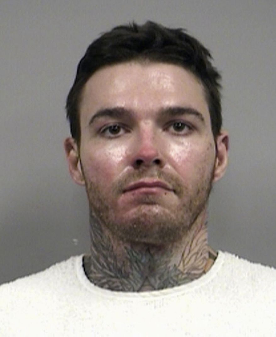 File-This undated file photo provided by the Kansas City, Mo., Police Department shows Kylr Yust. The Missouri man connected to two Kansas City-area females who disappeared about 10 years apart was charged Thursday, Oct. 5, 2017, with their murders. Cass County authorities charged Yust with two counts of first-degree murder and two counts of abandoning a corpse in the deaths of Kara Kopetsky, 17, of Belton, and 21-year-old Jessica Runions of Raymore. He is being held on $1 million bond. (Kansas City, Mo. Police Department via AP, File)